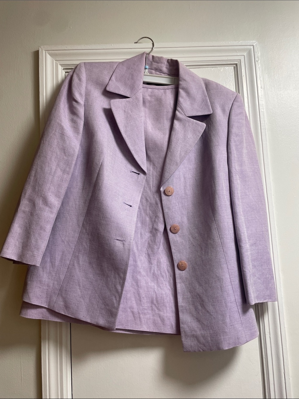 Kasper Lavender Tailored Blazer Jacket